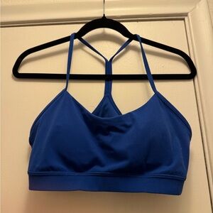 Lululemon Blue Flow Y Bra